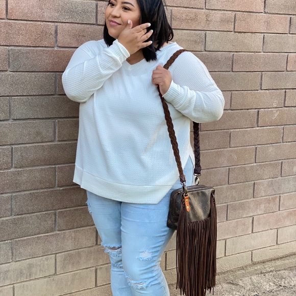 Waffle knit top - Picture 2 of 2